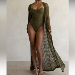 Sunny State Crochet Swimsuit and Cover